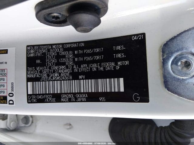 2021 TOYOTA 4RUNNER SR5 9
