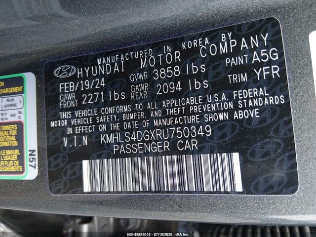 2024 HYUNDAI ELANTRA SEL 9