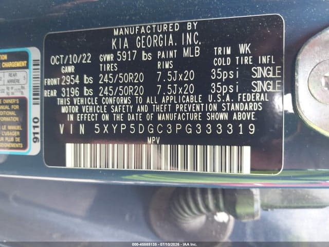 2023 KIA TELLURIDE SX 9