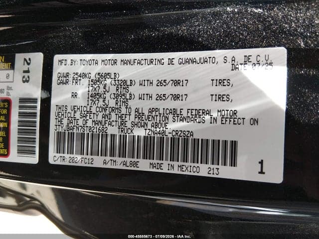 2025 TOYOTA TACOMA TRD PRERUNNER 9