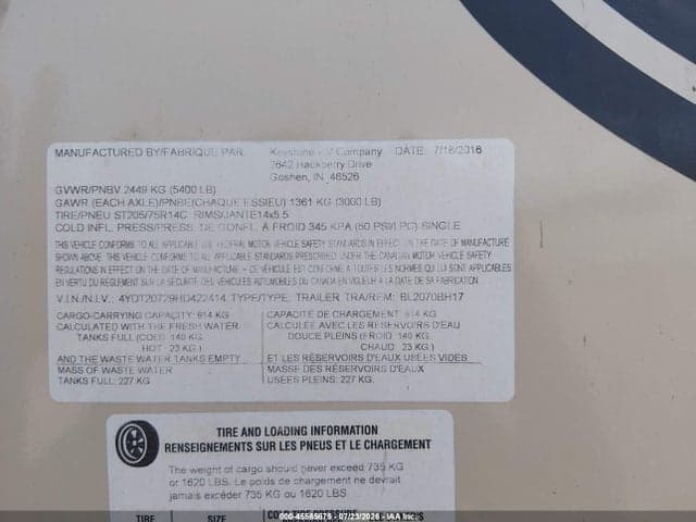 2017 KEYSTONE RV OTHER 9