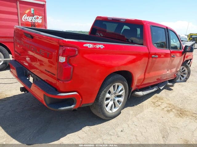 2022 CHEVROLET SILVERADO 1500 4WD SHORT BED CUSTOM 4