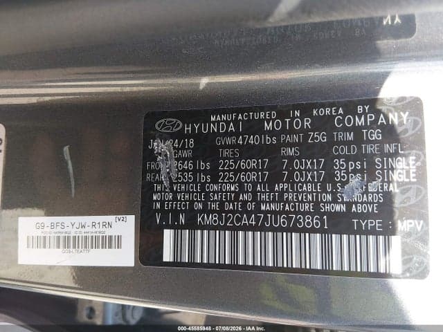 2018 HYUNDAI TUCSON SE 9