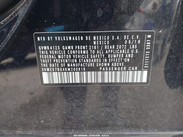2019 VOLKSWAGEN JETTA 1.4T SEL 9