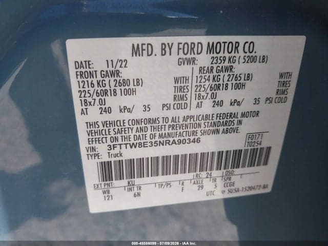 2022 FORD MAVERICK LARIAT 9