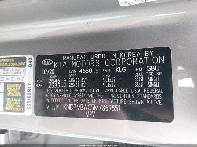 2021 KIA SPORTAGE LX 9
