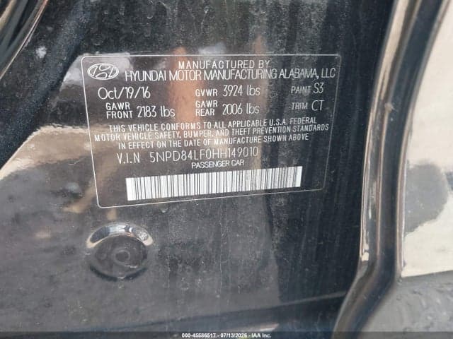 2017 HYUNDAI ELANTRA VALUE EDITION 9