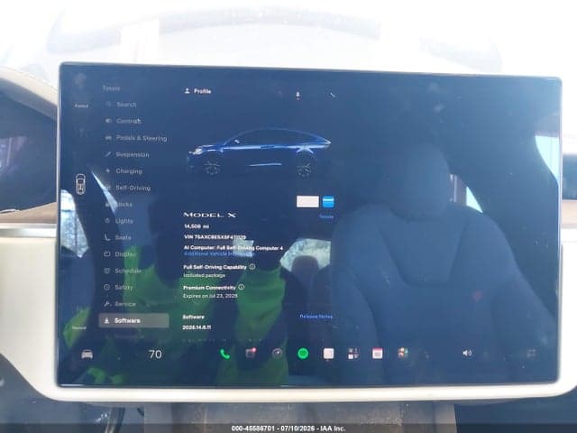 2025 TESLA MODEL X LONG RANGE 7