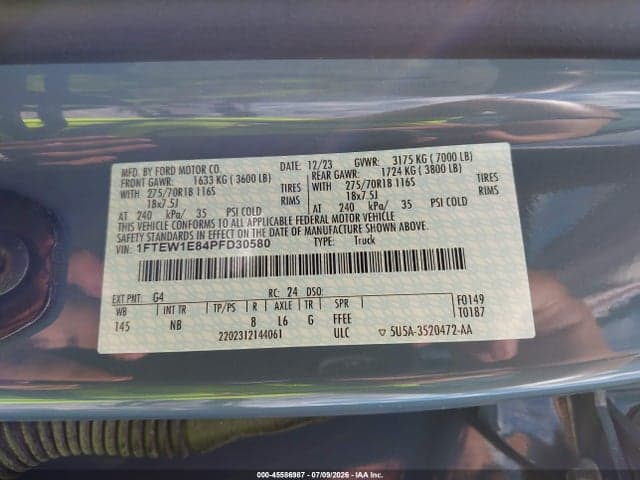 2023 FORD F-150 TREMOR 9