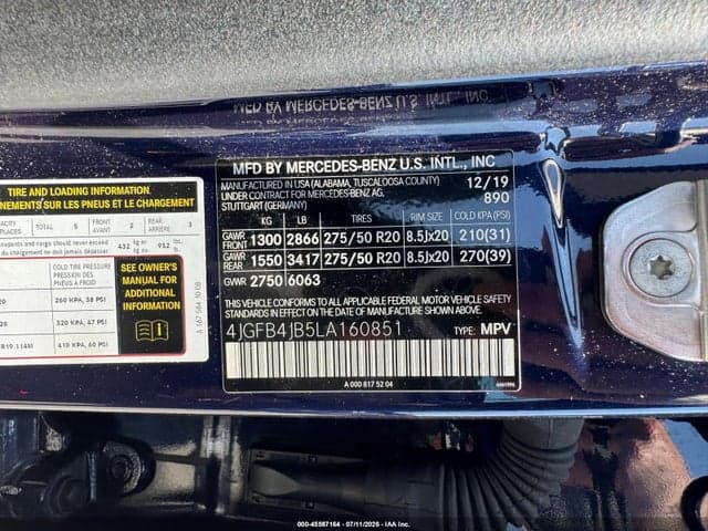 2020 MERCEDES-BENZ GLE 350 9