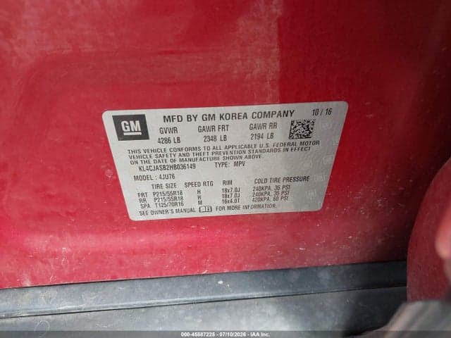 2017 BUICK ENCORE PREFERRED 9