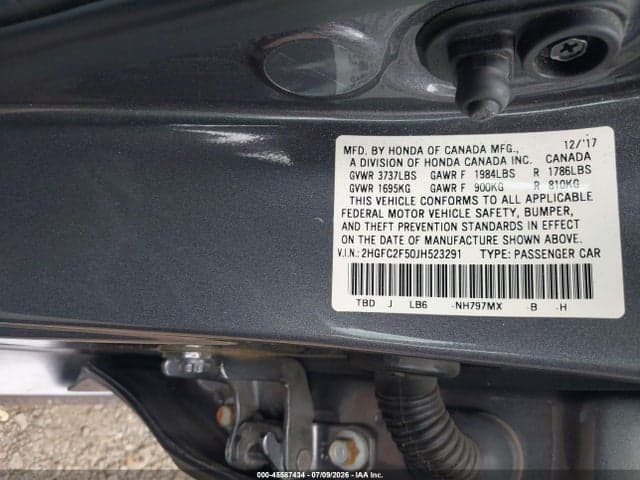 2018 HONDA CIVIC LX 9