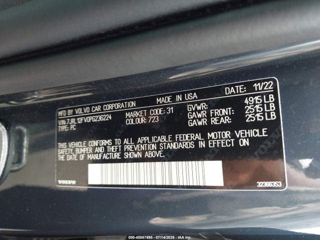 2023 VOLVO S60 B5 CORE DARK THEME 9