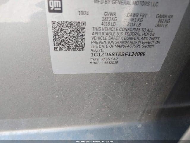 2025 CHEVROLET MALIBU FWD 1LT 9
