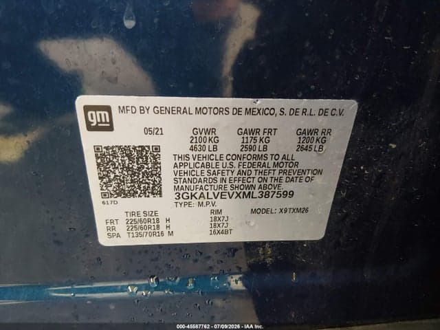 2021 GMC TERRAIN AWD SLT 9