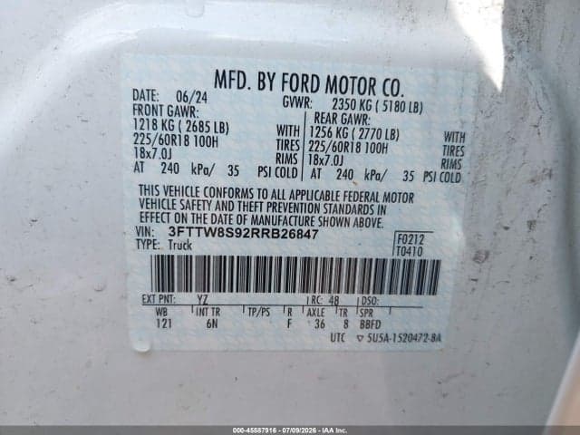 2024 FORD MAVERICK LARIAT 9