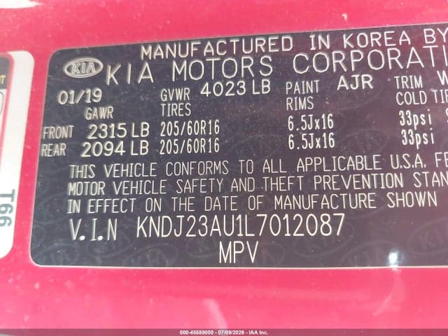 2020 KIA SOUL S 9