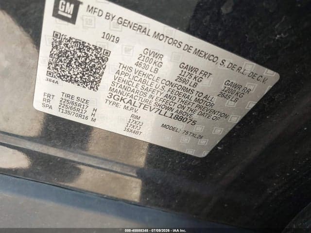 2020 GMC TERRAIN AWD SLE 9