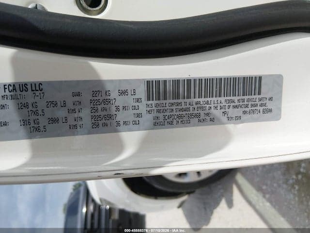 2017 DODGE JOURNEY SE 9