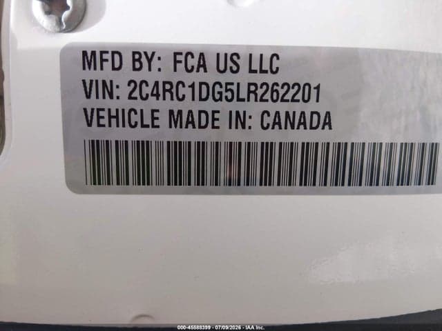 2020 CHRYSLER VOYAGER LXI 9