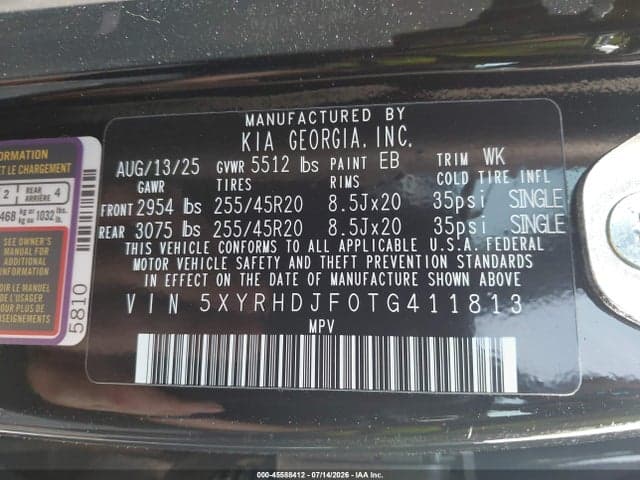2026 KIA SORENTO X-LINE EX 9