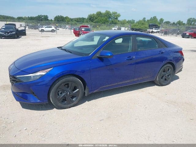 2022 HYUNDAI ELANTRA HYBRID BLUE 2