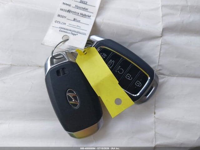 2022 HYUNDAI ELANTRA HYBRID BLUE 11