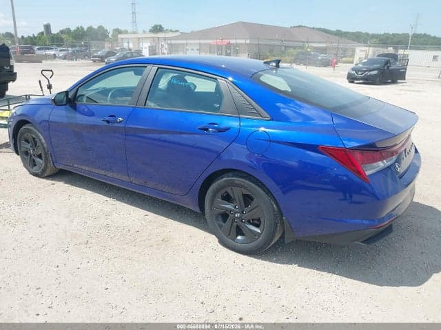 2022 HYUNDAI ELANTRA HYBRID BLUE 3