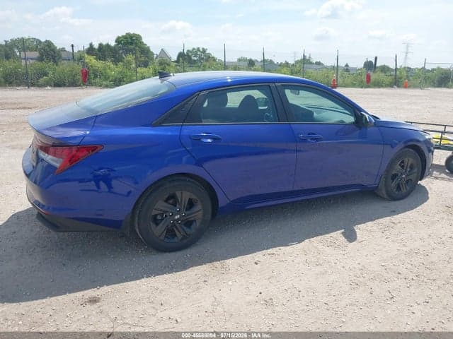 2022 HYUNDAI ELANTRA HYBRID BLUE 4