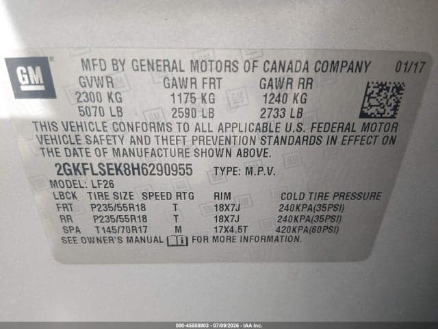 2017 GMC TERRAIN SLE-1 9
