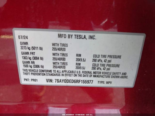 2024 TESLA MODEL Y 9