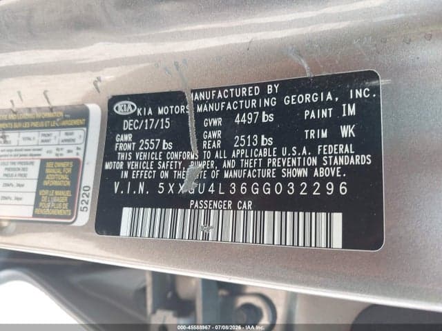 2016 KIA OPTIMA EX 9