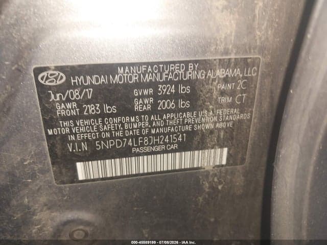 2018 HYUNDAI ELANTRA SE 9