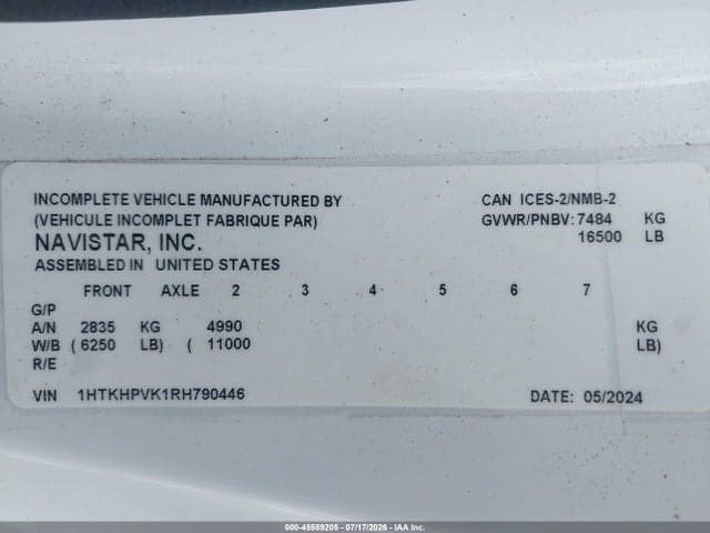 2024 CHEVROLET SILVERADO 6500HD 1WT 8