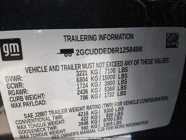 2024 CHEVROLET SILVERADO 1500 4WD SHORT BED LT 9