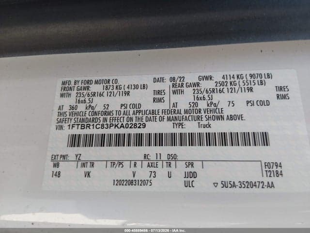 2023 FORD TRANSIT-250 9