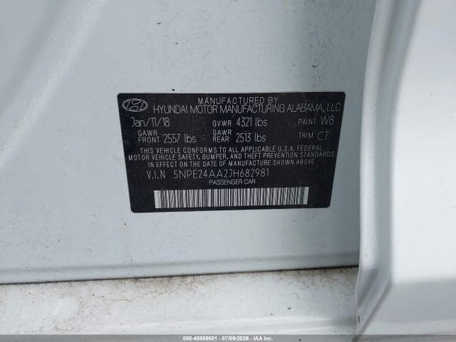 2018 HYUNDAI SONATA ECO 9