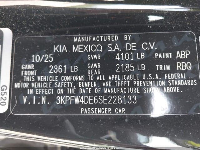 2025 KIA K4 GT-LINE 9