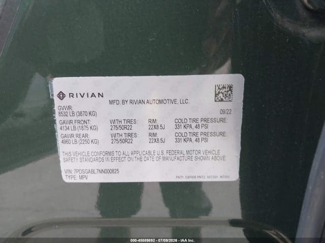 2022 RIVIAN R1S LAUNCH EDITION 9