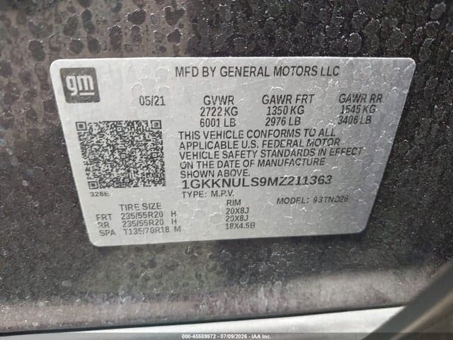 2021 GMC ACADIA AWD SLT 9