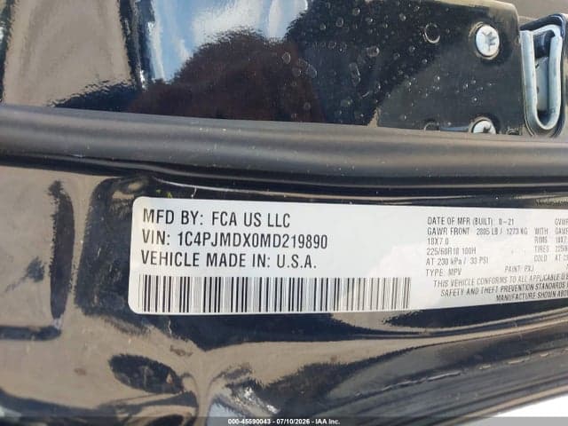 2021 JEEP CHEROKEE LIMITED 4X4 9