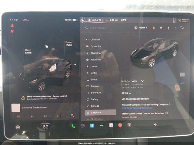 2022 TESLA MODEL Y LONG RANGE DUAL MOTOR ALL-WHEEL DRIVE 7