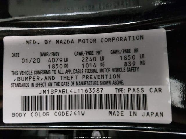 2020 MAZDA MAZDA3 9
