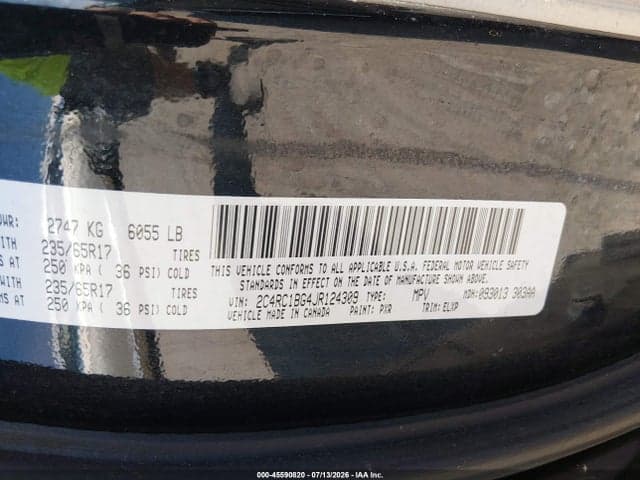 2018 CHRYSLER PACIFICA TOURING L 9