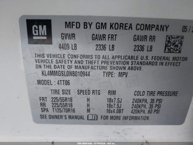 2022 BUICK ENCORE GX AWD ESSENCE 9