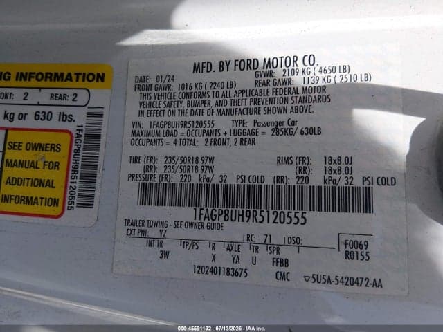 2024 FORD MUSTANG ECOBOOST PREMIUM 9