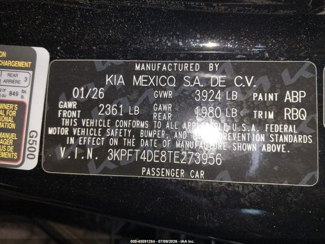 2026 KIA K4 LXS 9