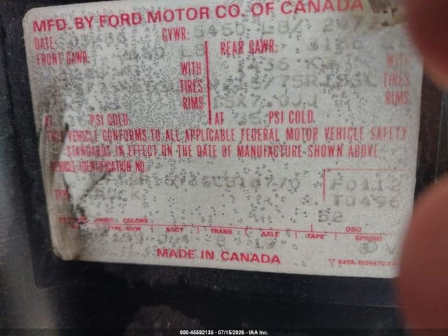 1986 FORD F150 9