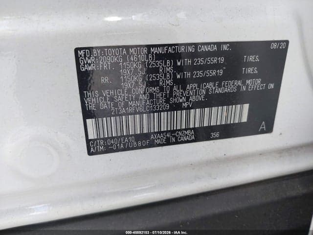 2020 TOYOTA RAV4 XLE PREMIUM 9