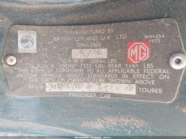 1975 MG MGB 10